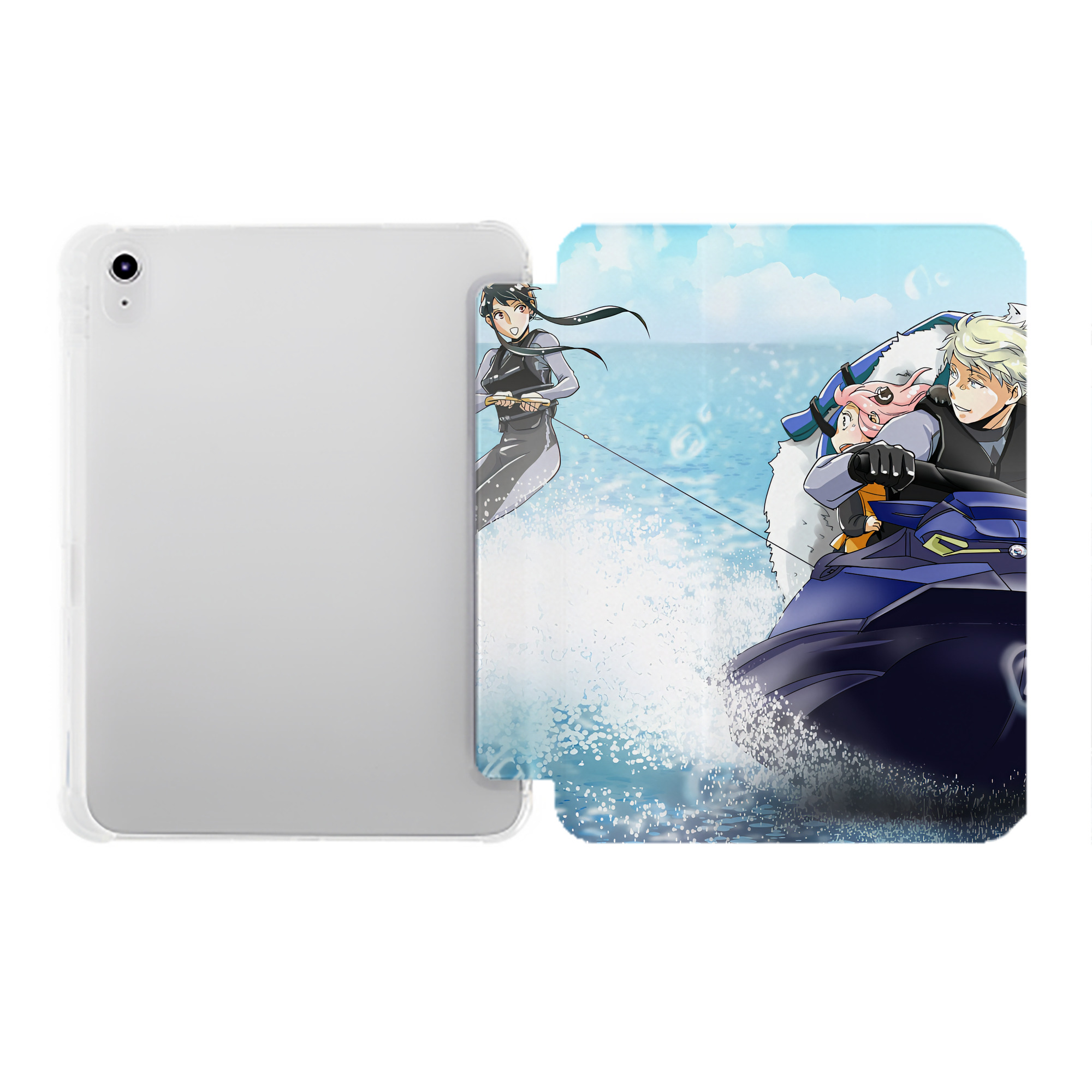 （画像用） SPY×FAMILY间谍家家酒 IPad ケース ペン収納付き 三つ折りスタンド PUレザー×シリコン 対応機種9.5/10.5/10.9インチ